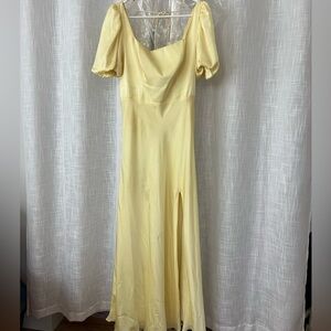 birdy grey yellow bridesmaid dress